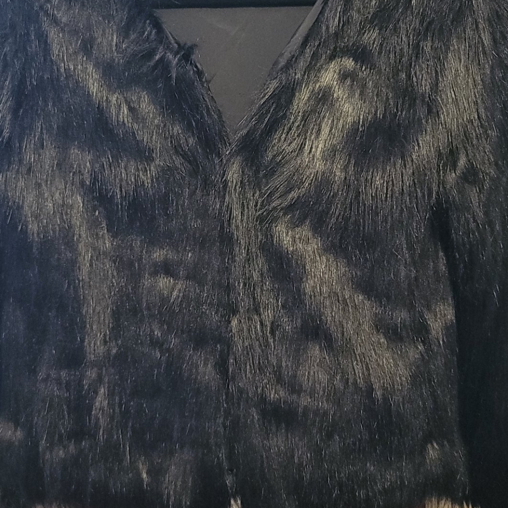 Faux fur jacket